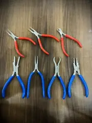 7pcs JEWELRY PLIERS SET MAKING BEADING WIRE WRAPPING HOBBY 7” PLIERS KIT Steel