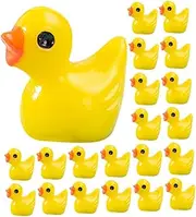 Kisangel 60pcs Miniature Duck Figurines Cute Ducks for Garden Decor Micro Landscape Ornaments for Mini House Decoration and Safe for Various Uses