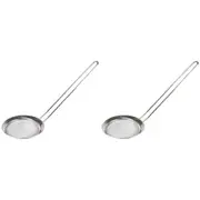 2x Avanti 12.5cm Stainless Steel Fine Mesh Skimmer Kitchen Cooking Utensil SLVR