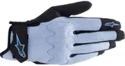 Alpinestars Stated Air perforated Motorcycle Gloves, black-silver, Size 2XL for Men Black Silver