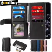Case For Samsung S25 S24FE ultra S23 Plus S22 S21 S20 Leather Wallet Flip Cover
