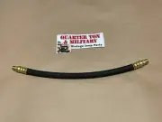 Lower BRAIDED Oil line for oil gauge 13" Fits MB GPW CJ2A CJ3A Willys jeep