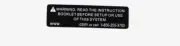 X2 New Replacment Nintendo GameBoy Advance SP GBA Caution Warning Sticker
