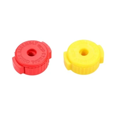 2 Pcs Quick-Set Cymbal Mate Plastic Cymbal Nuts for Percussion Drum Kits