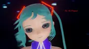 Anime hatsune miku blender one Playmat Gaming Mat