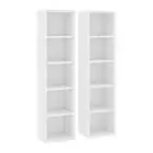 Cd Cabinets 2 Pcs White 21X16 Cm Chipboard