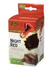 Zilla Night Red Basking Spot Bulb 50W Reptile Terrarium Lamp Light