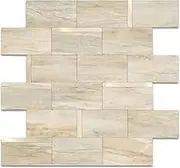 OYASIMI 10-Sheet Peel and Stick Backsplash for Kitchen Tiles,Beige Marble Mixed Gold Metal Stick on Backsplash Subway Wall Tiles for Bathroom, Laundry Room