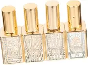 WOFASHPURET 12ml Essential Oil Spray Bottles 4 Pack Glass Perfume Bottles for Travel Sprays Refillable Compact Size Lightweight