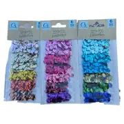 Crafter's Square Sequins Red, Golds, Silver, Blue Green and more colors