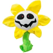 Catzon Undertale Series of Creative Dolls Birthday Halloween Fear Stuffed Animals Gifts-Orange Skeleton-Sunflower