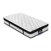 Giselle Bedding SINGLE Size Bed Mattress Euro Top Pocket Spring Foam 31cm
