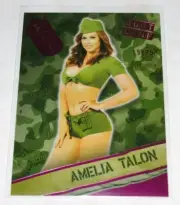 2015 Benchwarmer Signature AMELIA TALON Boot Camp #6 Pink Foil Insert/25 PLAYBOY