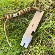 New Titanium Alloy CNC Pry Bar Crowbar Underreach Opener Outdoor Multi Tools EDC