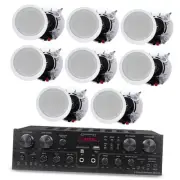Home Theater System Kit with 1000 Watts 4-Chanel Bluetooth Receiver & 8 Qty