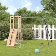 Kids Outdoor Play Set Toddlers Swing Climb Activity Playset Garden Playground