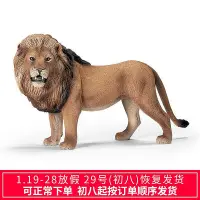 在飛比找Yahoo!奇摩拍賣優惠-眾信優品 思樂模型Schleich S14373 獅子 仿真