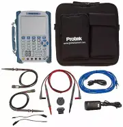 Protek 1020 Handheld Oscilloscope, 200MHz, 2-Channel, 5. 7'' TFT-LCD Display