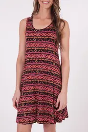 Stretch Aztec Dress--ALI-2013047