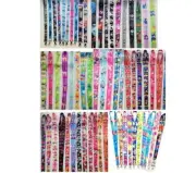 100pcs mickey minnie prince Neck Strap Lanyard Key chain Phone Card Badge Holder