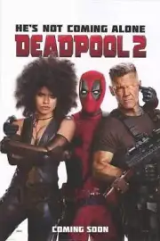 Deadpool 2 Original DS Movie Poster He's Not Coming Alone- 27x40