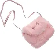 [VALICLUD] 1Pc Portable Storage Crossbody Bag for Lovely Plush Design Durable and Lightweight Childrens Bag for Organizing Items