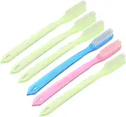 OHPHCALL Super Hard Toothbrush for Cleaning Hard 6pcs Adults Toothbrush for Stain Removal Anti-slip Design