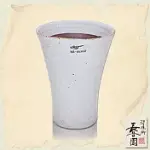 【日本長谷園伊賀燒】日式三角陶杯/陶土杯-白釉款大