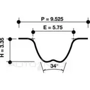 Dayco Timing Belt 195Rp+300Ht - 941041