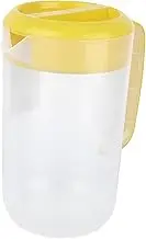 CRILSTYLEO 4000ml Juice Pitcher with Lid and Graduations Easy Refill and Clean Leakproof Design Heat Resistant for Daily Use and Gatherings