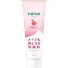Kracie [ Naive Cleansing Face Wash Foam : Peach Leaf 200g ] Makeup Remover