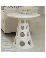 Global Views Taper Circle Side Table