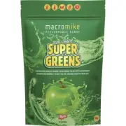 NEW Macro Mike Super Greens Apple 300g MacroMike 100% Natural