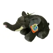 Wild Republic Gray Elephant Plush Stuffed Animal Toy 16 inch Dallas Zoo NEW