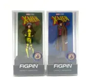FiGPiN X-Men Gambit 1540 & Rouge 1539 Plastic Empire Exclusive Collectible Pins