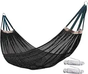 Cileznw Portable Hammock | Mesh Camping Hammock Swing - Load Capacity up to 200kg Lightweight Outdoor Tree Swing for Backpacking, Patio, Balcony, Beach, Travel