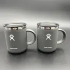 HydroFlask Coffee Mugs - 12oz 354ml BPA-Free Stainless Steel (2pk) Gray