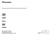 Pioneer BDP-430 Blu-ray Player Owners Manual