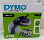 New Dymo Organizer Xpress Pro Embossing Label Maker with 3 Label Tapes Refills