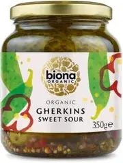 Biona Organic Gherkins Sweet Sour 350g