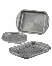 Circulon Total Nonstick Toaster Oven & Personal Pizza Pan 4-Pc. Baking Set