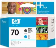 HP 70 - Cyan, Matte Black - printhead