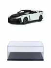 DIECAST CAR W/DISPLAY CASE 2021 NISSAN GT-R50 TEST CAR AND GT853 1/18 RESIN CAR