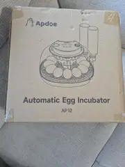 Apdoe 12 Eggs Incubator Automatic Turning Chicken Hatcher Incubators - AP-12