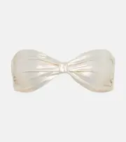 [Melissa Odabash] Melissa Odabash Stockholm bandeau bikini top AU 16 gold