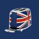 SMEG Toaster Union Jack Genuine 19.8Dx32.5Wx19H Retro Design 100V New Japan Rare