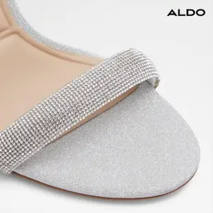 【ALDO】PERLEA-時尚一字帶涼跟鞋-女鞋(銀色)