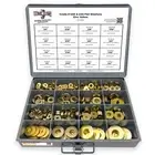 Grade 8 SAE & USS Flat Washers Zinc Yellow Assortment - 561 PCS