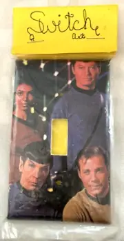 Rare Star Trek Enterprise Crew Single Toggle Light Switch Cover New in Package
