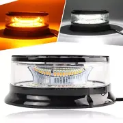 Roof Recovery Lights Bar Amber White Warning Flashing Magnetic Beacon NEU 12-24V